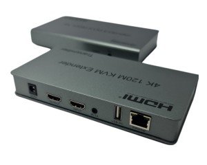 electroon 4K 120Metre HDMI+USB+IR To Cat6 KVM Extender