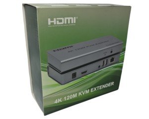 electroon 4K 120Metre HDMI+USB+IR To Cat6 KVM Extender