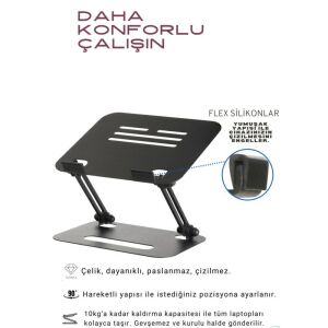 Gobax Basic-2 Notebook Standı Metal Ayarlanabilir