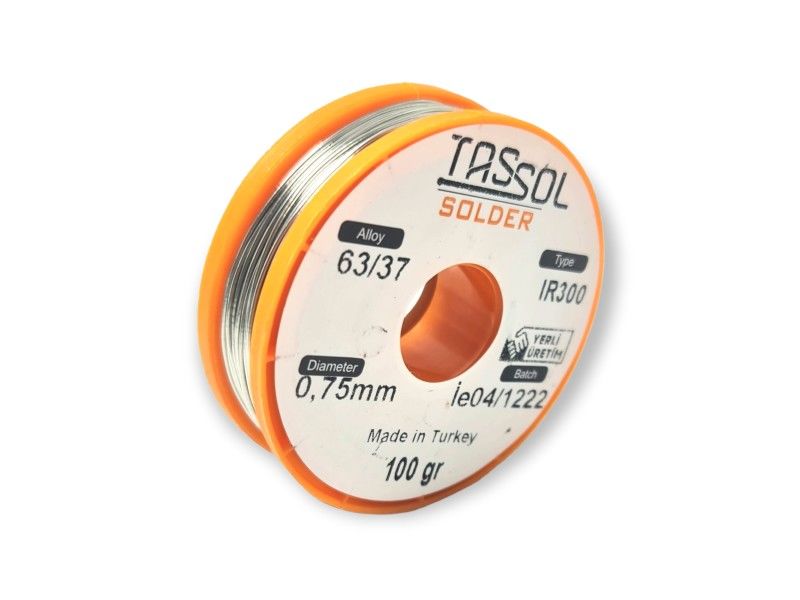 Tassol Solder 0.75mm 100gr 63/37 Lehim Teli