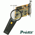Pro'sKit 8PK-MA006 Işıklı El Tipi Büyüteç