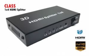 CLASS 1x4 HDMI Splitter Full HD 3D Uyumlu