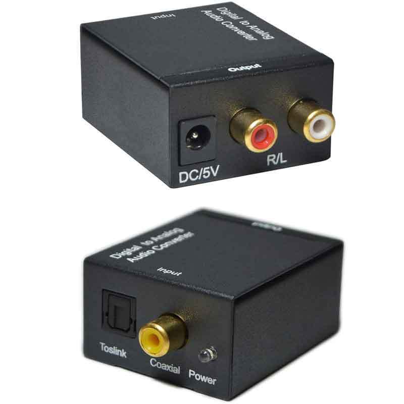 Powermaster Digital Optik to Analog RCA Audio Ses Çevirici