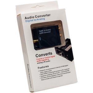 Powermaster Digital Optik to Analog RCA Audio Ses Çevirici