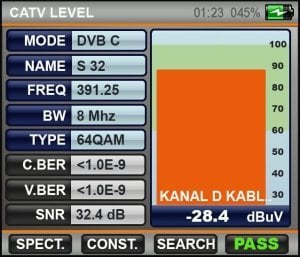 Next YE-650STC HD Uydu Bulucu-AHD Kamera Test Monitörü