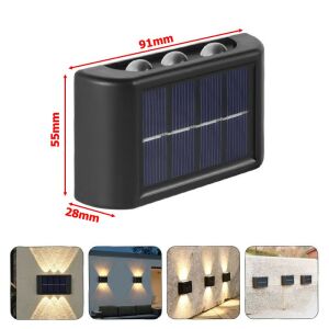 Powermaster Solar Aplik Duvar Lambası 4'lü Set