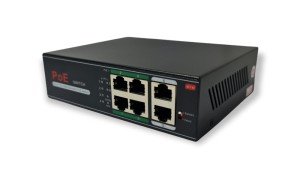 Avenir AV-H1064PLS 4 Port PoE Switch + 2 Port Uplink Gigabit