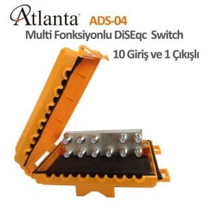 ATLANTA 10/1 DiseqC Switch Kutulu Su Geçirmez