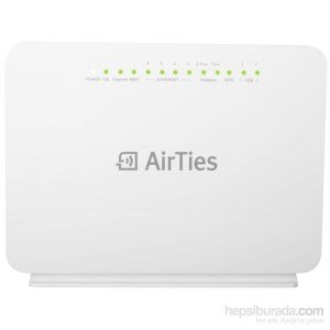 Airties Air 5760 4 port 1600 Mbps ADSL2+/VDSL Fiber Destekli Kablosuz Modem Router