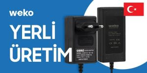 Weko 7.8Volt 3Amper 3.5x1.35 Uçlu Plastik Yazar Kasa Adaptörü