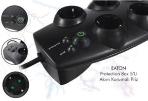 Eaton Protection Box 5li Akım Korumalı Priz 1.8mt