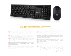 Everest KM-6121 Kablosuz Q Slim Klavye + Mouse Set