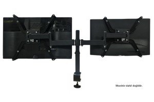 electroon NonVesa M200 17-28'' Çiftli LED TV-Monitör Masa Askı Aparatı