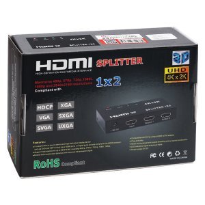 Powermaster 1x2 HDMI Splitter 2Port 1080P