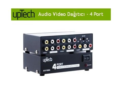 UpTech 4 Port Video Audio Splitter - Çoklayıcı