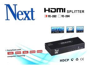 Next YE-202 1x2 HDMI SPLITTER