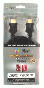 Next YE-1160 3 Metre HDMI Kablo