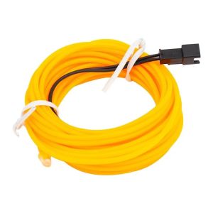 Powermaster 5Metre 5Volt USB Kablolu Sarı Neon İp Aydınlatma PM-6081