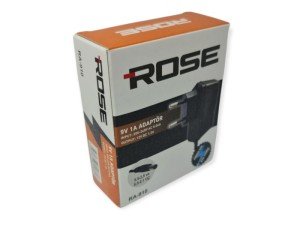 ROSE 9Volt 1Amper Adaptör 5.5x2.5 Jak Fişli