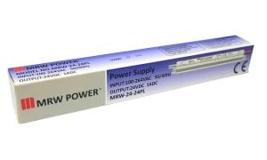 Mervesan 24V 1A Metal Kasa Slim ince Adaptör MRW-24-24PL