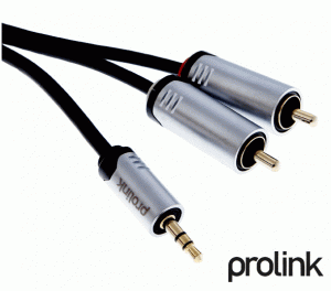 Prolink HMC103-0300 3.5 Stereo - 2RCA Kablo  3 Metre