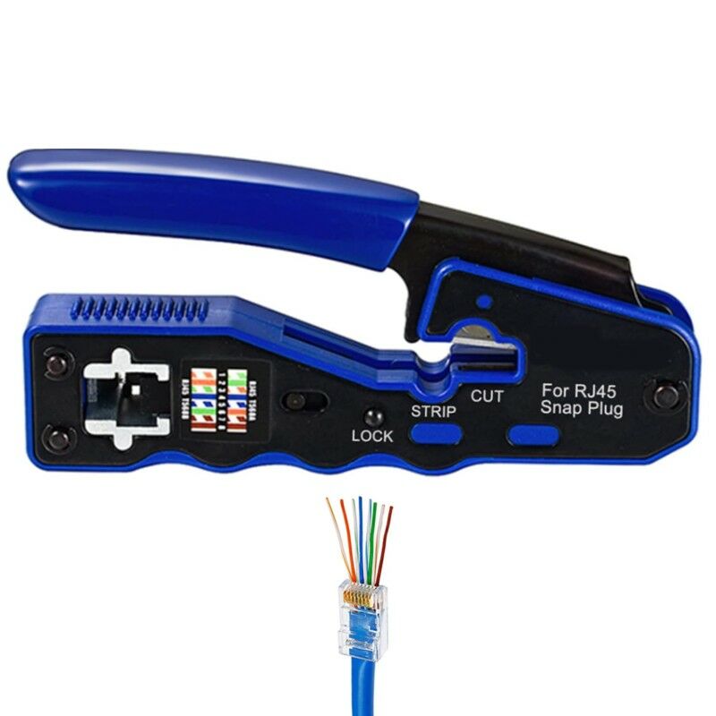 Powermaster PM-24017 EZ-RJ45 CAT6 Soket Sıkma Pensesi