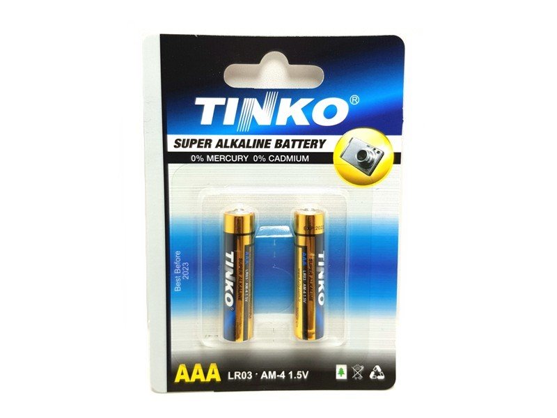 TINKO LR03 Super Alkalin ince Kalem Pil AAA - 2Adet