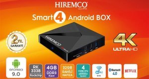 Hiremco Smart 4 4K 9.0 Android Box 4GB DDR3 Ram Wifi Netflix
