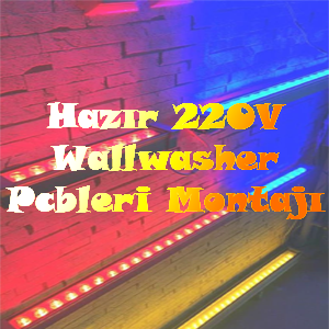 220V Hazır Wallwasher Pcb'leri Montajı