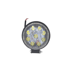 PJ1106-27WY Yuvarlak Motor Aydınlatma Kasası 9 SMD Ledli 12-24V Off Road (Beyaz)