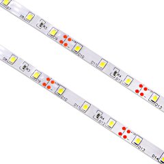 Powerlux 2835 / 3528 Tek Çipli Şerit Led Metrede 60 Led IP20 (5mt)