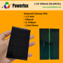 1,5 Volt 500mA Solarcell (Solar Güneş Pili)
