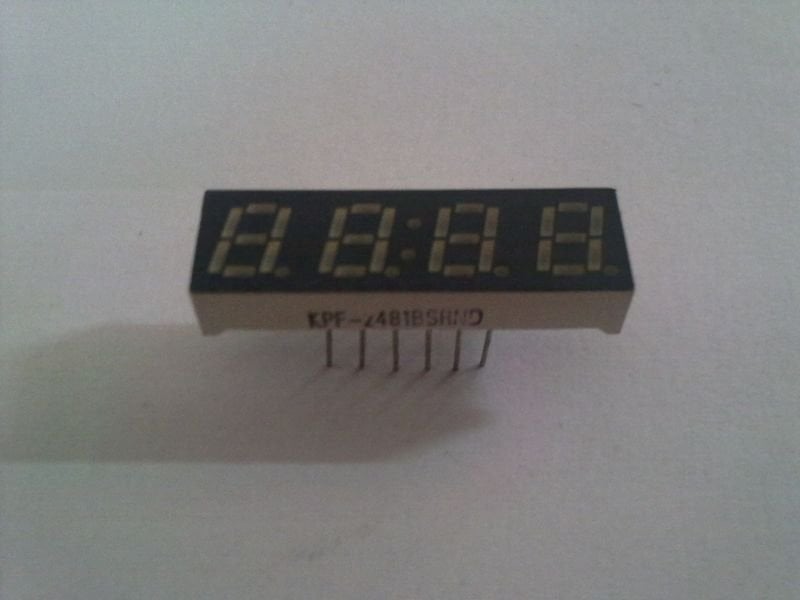 7mm 4lü Anot Display Kırmızı KPF2481BSRND