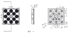 Darkoo 12'li 60D Lens DK-5050-60-LENS-12H1-V1