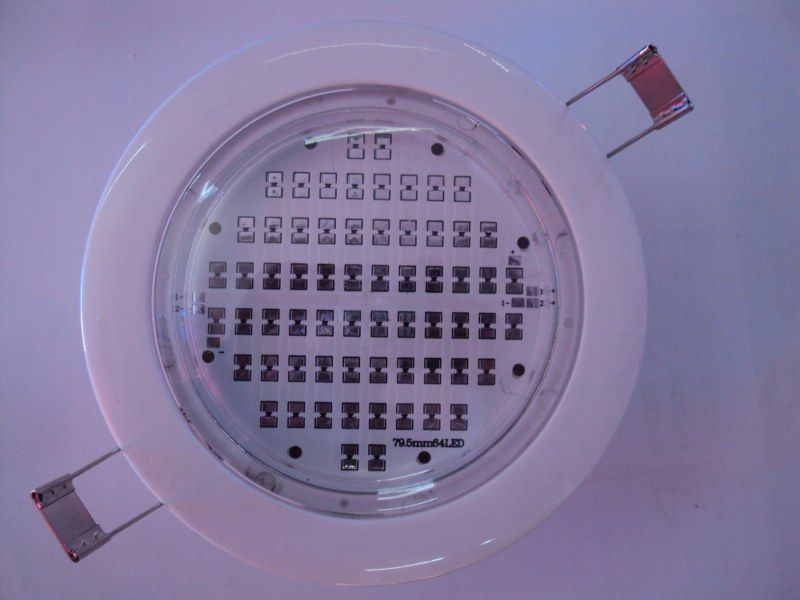 3528 Led İçin Uygun 120 mm Çapında 64 Led Lİ PCB + Plastik Kasa