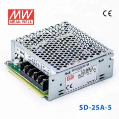 Meanwell SD-25A-5 Adaptör 9.2~18Vdc>5Vdc 5.0Amp