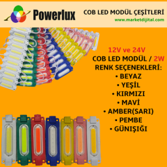 24 Volt 2 Watt Cob Ledli Reklamcı Modül