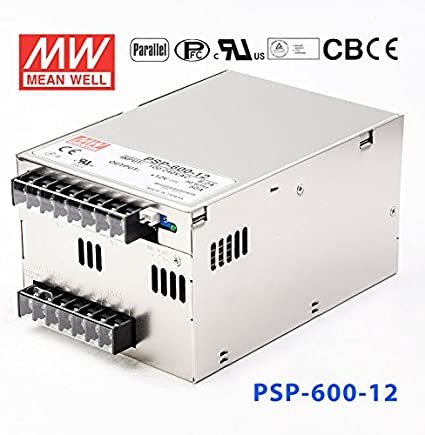 PSP-600-12 12Vdc 50.0Amp Adaptör Meanwell