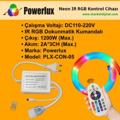 Neon Led IR RGB Kontrol Cihazı PLX-CON-05