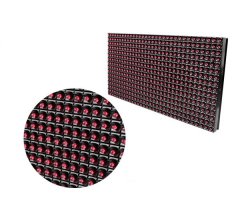 P10 Panel Dip Led - Kayan Yazı Paneli 16x32 Kırmızı