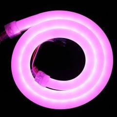 Kalın RGB Neon Led 220V 14x25mm T5 (50 Metre)