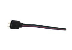 RGB Şerit Led Soketli Kablo 4 Pin Erkek İğneli