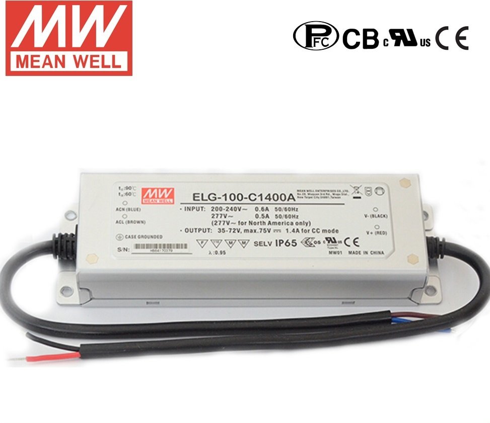 Meanwell 100W 1400mA 35-72V Adaptör ELG-100-C1400A