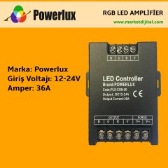 Powerlux RGB Led Amplifier 12-24V 36A ( Repeater )