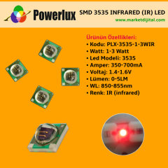 Powerlux Smd 3535 IR (infrared) Led 1-3 Watt