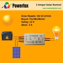 Solar Controller (Solar Şarj Cihazı) 2 Amper