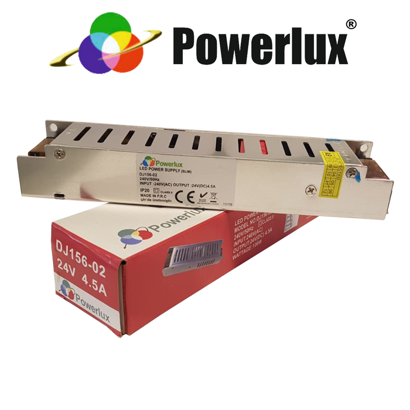 Powerlux 24V 4,5A 100W Slim Adaptör