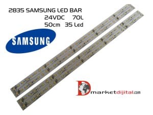 2835 SAMSUNG 24Volt 50cm 35 Led Günışığı 3000K Led Bar