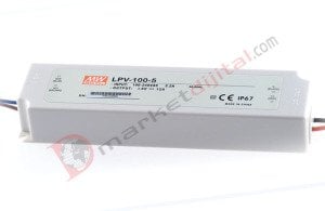 LPV-100-5 5 Volt 12 Amper IP67 Meanwell