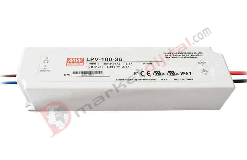 LPV-100-36 36 Volt 2.80 Amper IP67 Meanwell